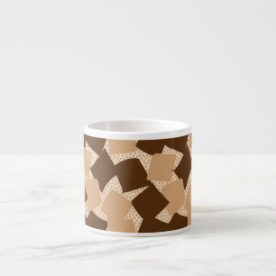 Tasse Expresso Départ Tranchant : Coucher de soleil géométrique a