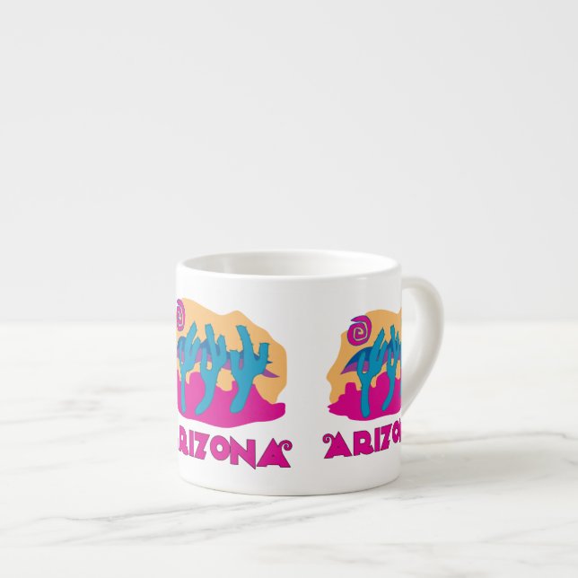 Tasse Expresso Désert d'AZ (Devant droit)