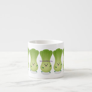 Tasse Expresso dessin animé mignon de bok choy