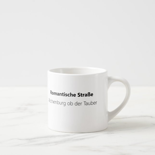 Tasse Expresso Deutschland Reise-Mug - Romantische Straße (Droite)