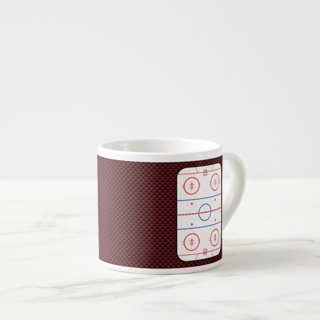 Tasse Expresso Diagramme de la patinoire de la compagnie de hocke (Devant droit)