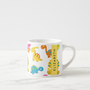 Tasse Expresso Dinosaures Mignons, Motif Des Dinosaures, Votre No
