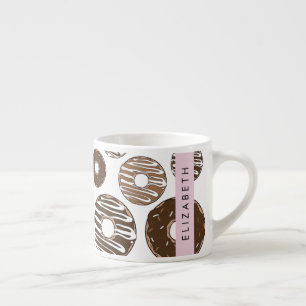 Tasse Expresso Donuts Au Chocolat, Donuts Au Caramel, Glace, Votr