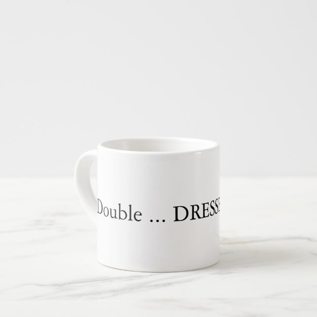Tasse Expresso Double café express de tir avec tous nos (Devant gauche)
