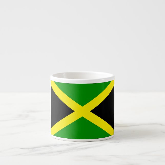 Tasse Expresso Drapeau de la Jamaïque (Devant)