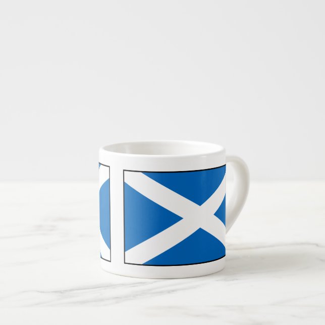 Tasse Expresso Drapeau de l'Ecosse (Devant droit)