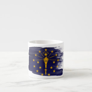 Tasse Expresso Drapeau de l'Indiana