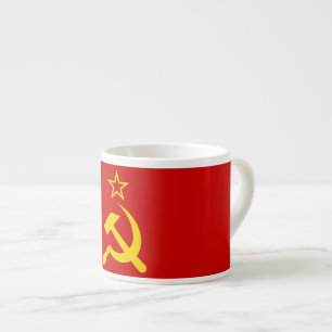 Tasse Expresso Drapeau de l'URSS - Drapeau de l'Union soviétique