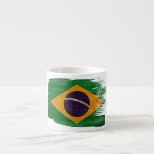 Tasse Expresso Drapeau du Brésil