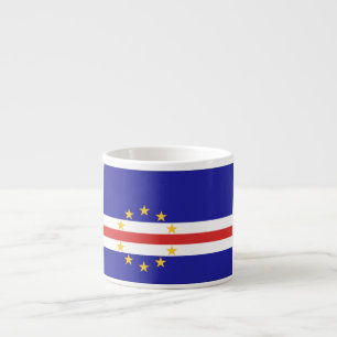 Tasse Expresso Drapeau du Cap Vert