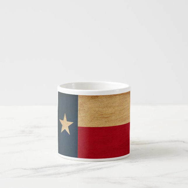 Tasse Expresso Drapeau du Texas (Devant)