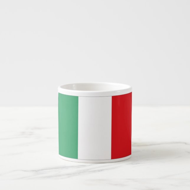 Tasse Expresso Drapeau Italie (Devant)