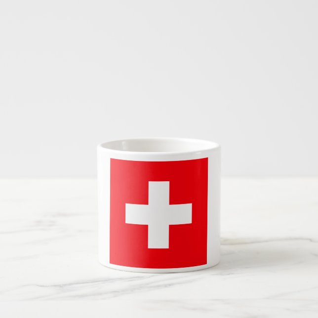 Tasse Expresso Drapeau suisse (Devant)