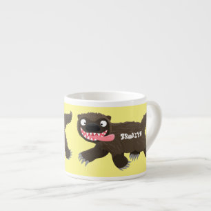 Tasse Expresso Drôle animal avide de carcajou