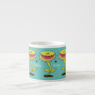 Tasse Expresso Drôle carnivore Vénus piège à mouches plante dessi