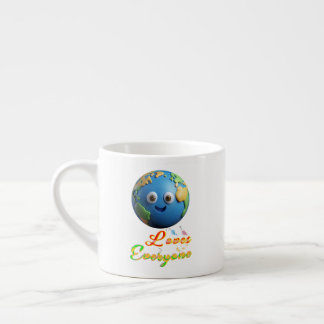 Tasse Expresso Earth Loves Everyone
