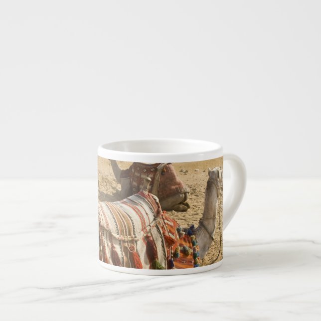 Tasse Expresso Egypte, Le Caire. Repose des chameaux (Devant droit)