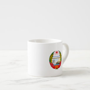 Tasse Expresso emblème nord-coréen