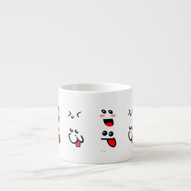 Tasse Expresso émoticône (Devant)
