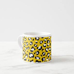Tasse Expresso Empreinte de léopard, Spots de léopard, Leopard Ja