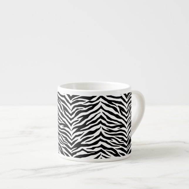 Tasse Expresso Espresso Mug-Zebra Print (Devant droit)