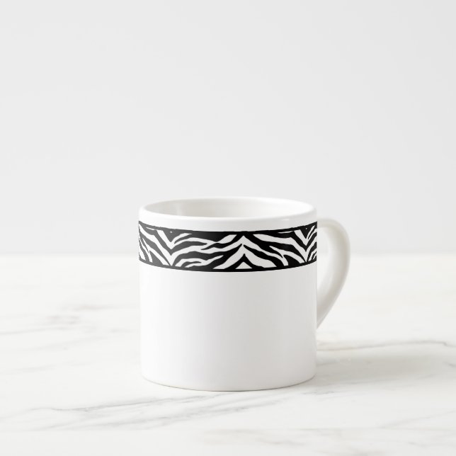 Tasse Expresso Espresso Mug-Zebra Print (Devant droit)