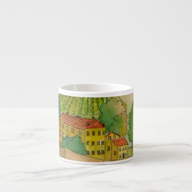 Tasse Expresso Établissement vinicole dans Chianti (Devant)