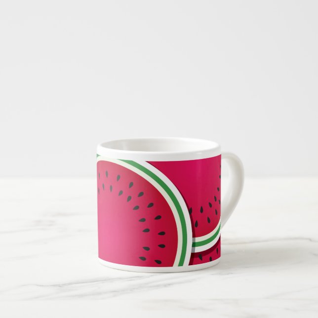 Tasse Expresso Fâcheuse tranche de pastèque (Devant droit)