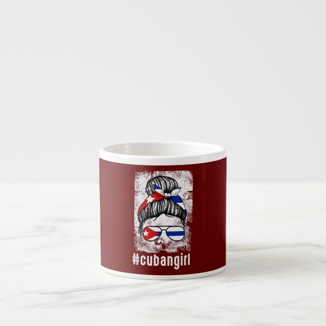 Tasse Expresso Femme cubaine fille cubaine Cuba fille  (Devant)