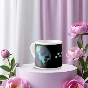 Tasse Expresso Feu de Lune de Loup hurlante - Chat de Nuit de For
