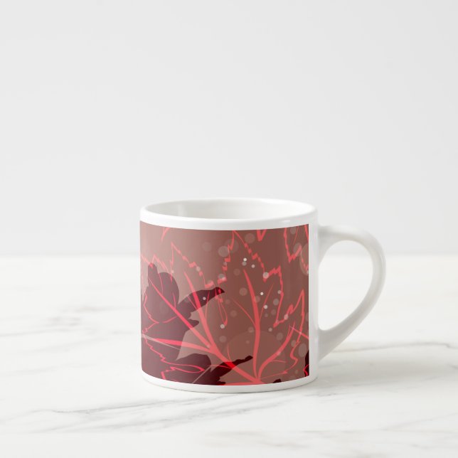 Tasse Expresso Feuilles d'or 1 (Droite)