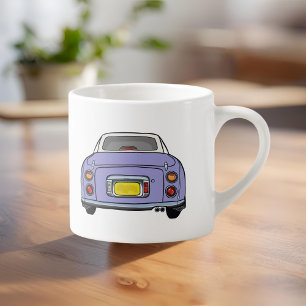 Tasse Expresso Figarines Nom Lilac Figaro Car Espresso Cup