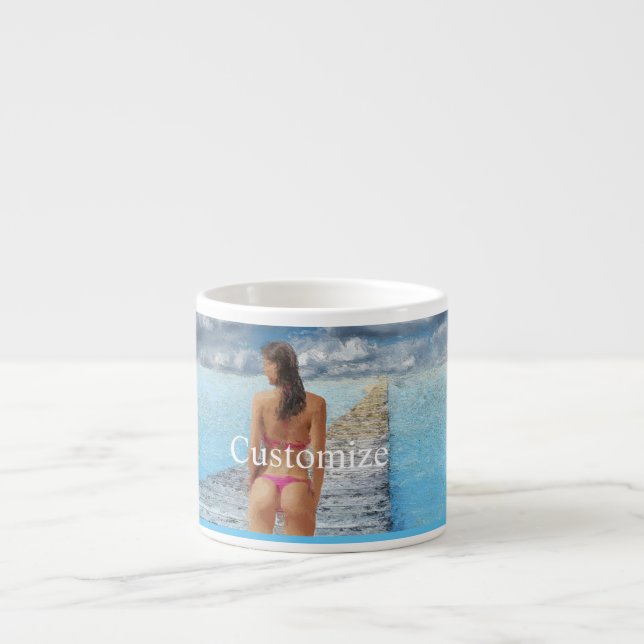 Tasse Expresso Fille Bikini Thunder_Cove (Devant)