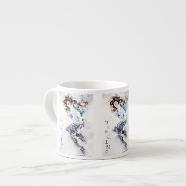 Tasse Expresso Fille dansante (Devant gauche)