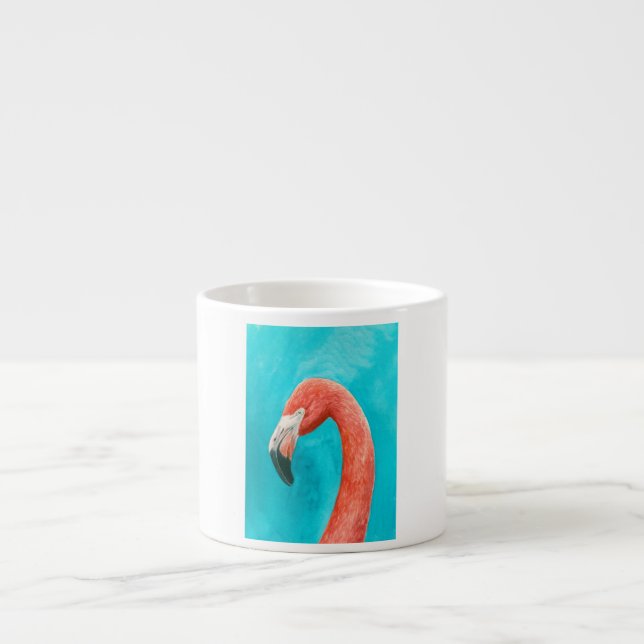 Tasse Expresso Flamant rose (Devant)