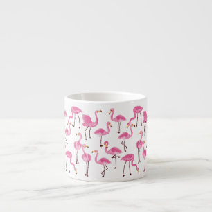Tasse Expresso Flamants roses roses