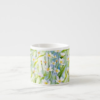 Tasse Expresso Fleur de printemps, floral doux