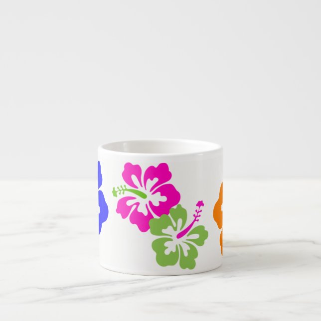 Tasse Expresso Fleur hawaïenne (Devant)
