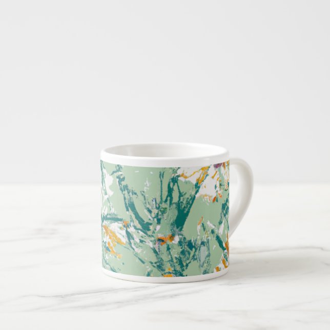 Tasse Expresso Fleur sauvage (Devant droit)