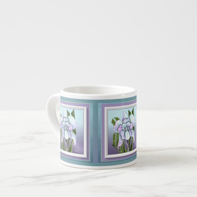 Tasse Expresso Fleur Smeraldo (Devant gauche)