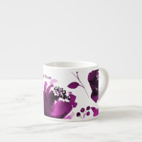 Fleurs aquarelles florales violettes élégantes per
