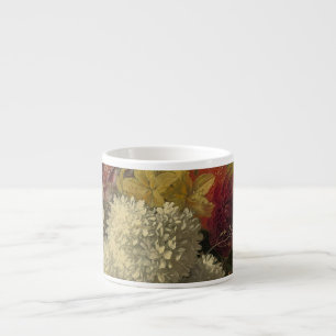 Tasse Expresso Fleurs de maître hollandais antique Georgius van O