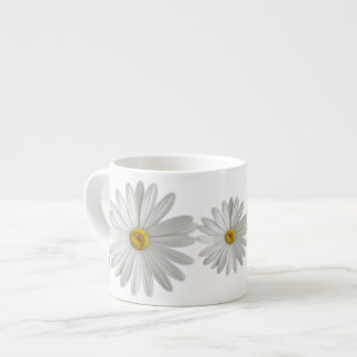 Tasse Expresso Fleurs marguerites blanches