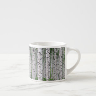 Tasse Expresso Forêt de Birch Nature