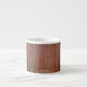 Tasse Expresso Forêt de sapins de Gustav Klimt Tannenwald Arbres