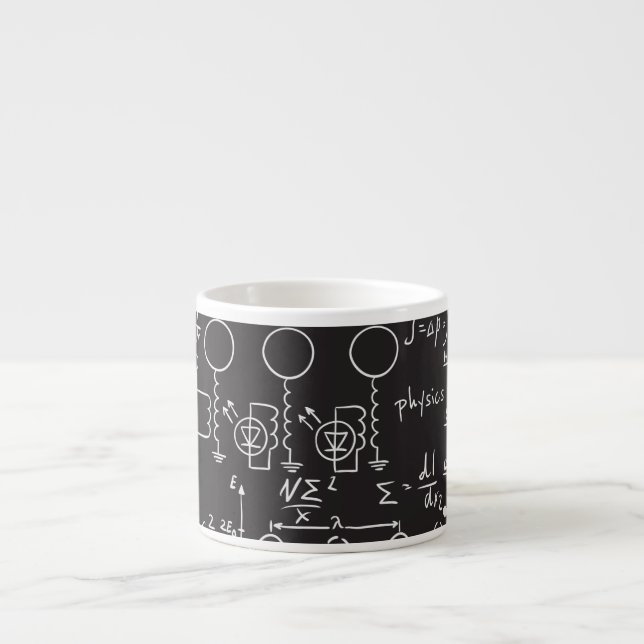 Tasse Expresso Formules scientifiques : Patte de calcul du tablea (Devant)