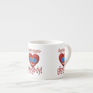 Tasse Expresso Giggedy Funny Valentine