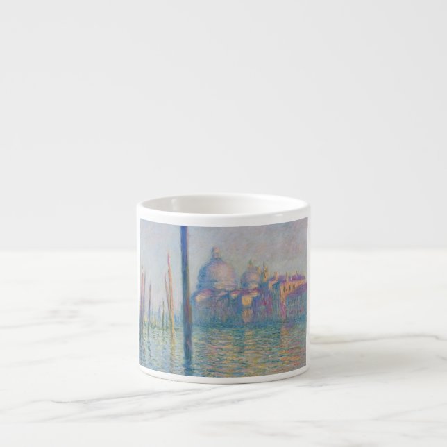 Tasse Expresso Grand Canal Monet Venise Italie Peinture classique (Devant)