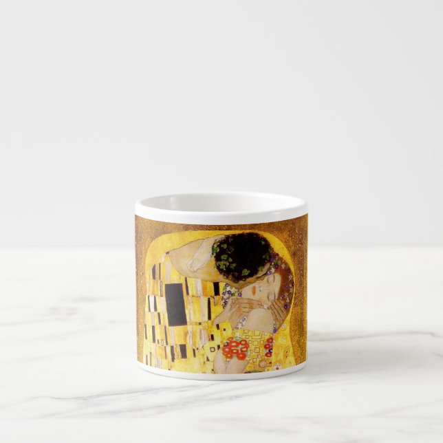 Tasse Expresso Gustav Klimt La Peinture Classique Du Kiss (Devant)
