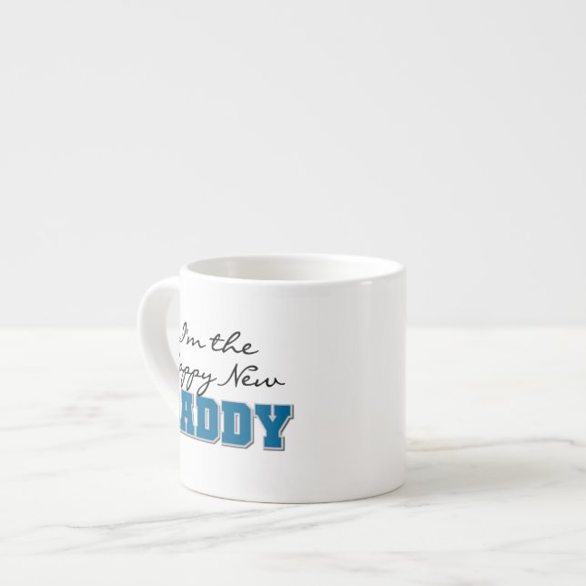 Tasse Expresso Heureux nouveaux cadeaux papa (Devant gauche)